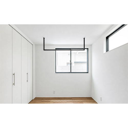 森田アルミ工業【天井付け物干しkacu U型】KAC1440U-BK～他