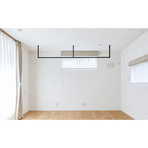 森田アルミ工業【天井付け物干しkacu E型】KAC2840E-BK～他