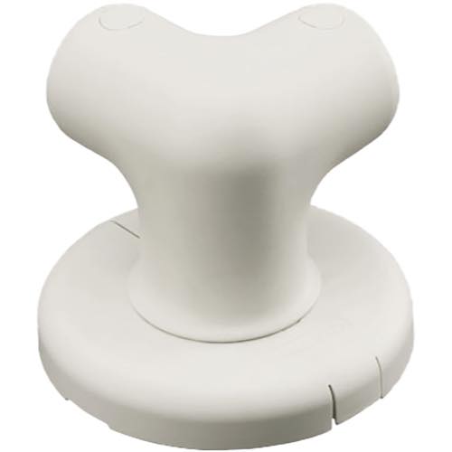 BAUHAUS(バウハウス)【32ソフトアクアレール　コーナーブラケット】SAQ-08W(040-7318)