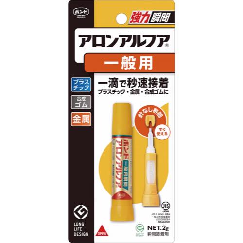 BAUHAUS(バウハウス)【32ソフトアクアレール　アロンアルファ一般用　2g】237-1286