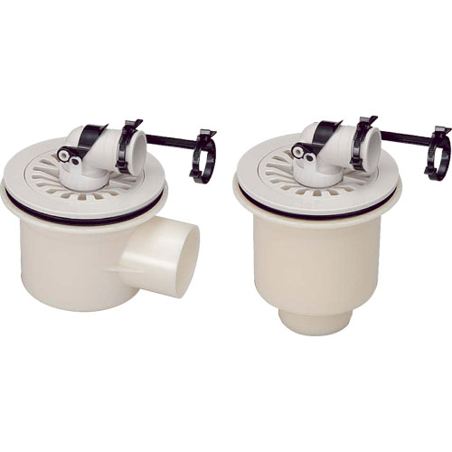 SPG(エスピージー)【洗濯機防水パン用排水トラップ (ワンタッチ式)】SBT-Y 横引き~他