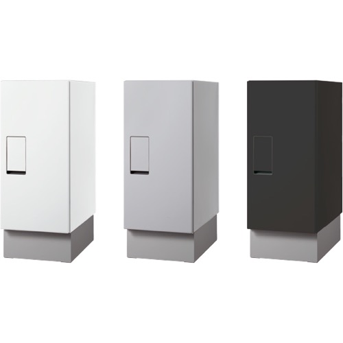 ナスタ【宅配ボックス レギュラー(巾木高100)】KS-TLT240-S500-W ホワイト(幅木セット)~他