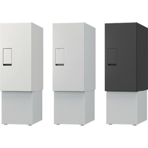 ナスタ【宅配ボックス レギュラー(巾木高250)】KS-TLT240-S500-W ホワイト(幅木セット)~他