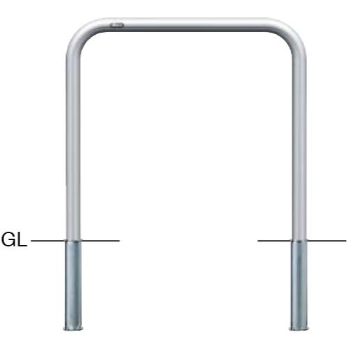 サンポール【アーチ　ステンレス製　φ42.7×W700×H650　差込式】AA-42S7-650