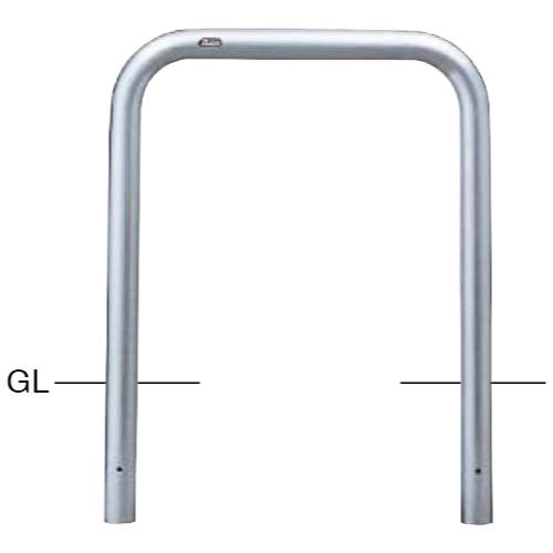 サンポール【アーチ　ステンレス製　φ60.5×W700×H650　固定式】AA-7U7-650