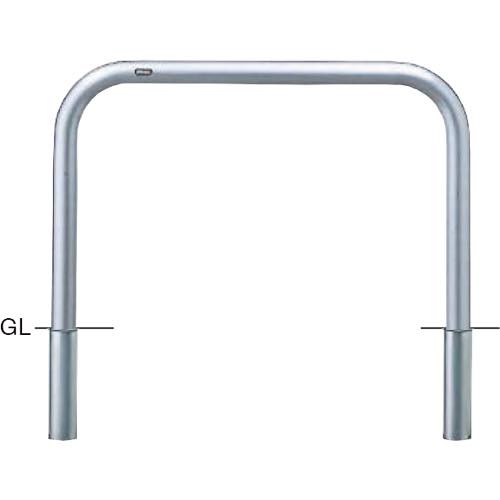 サンポール【アーチ　ステンレス製　φ60.5×W1000×H650　差込式】AA-7S10-650