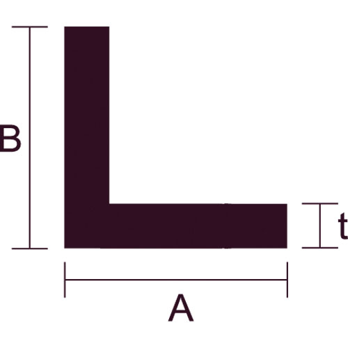 安田【アルミ等辺アングル　ブロンズ】t1.2×A10×B10～他