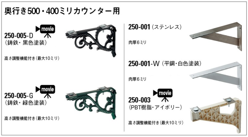 高質で安価 カクダイ ブラケット 鋳鉄 緑色塗装 250-005-G