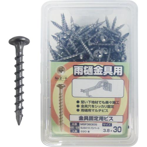 天野製作所【雨樋金具固定用ビス SUS410パシペート】MSF3830S~他