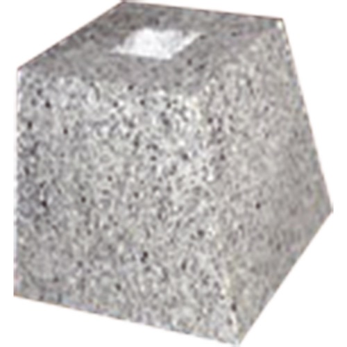 ノーブランド【白御影石柱受<角>】白角6寸~他