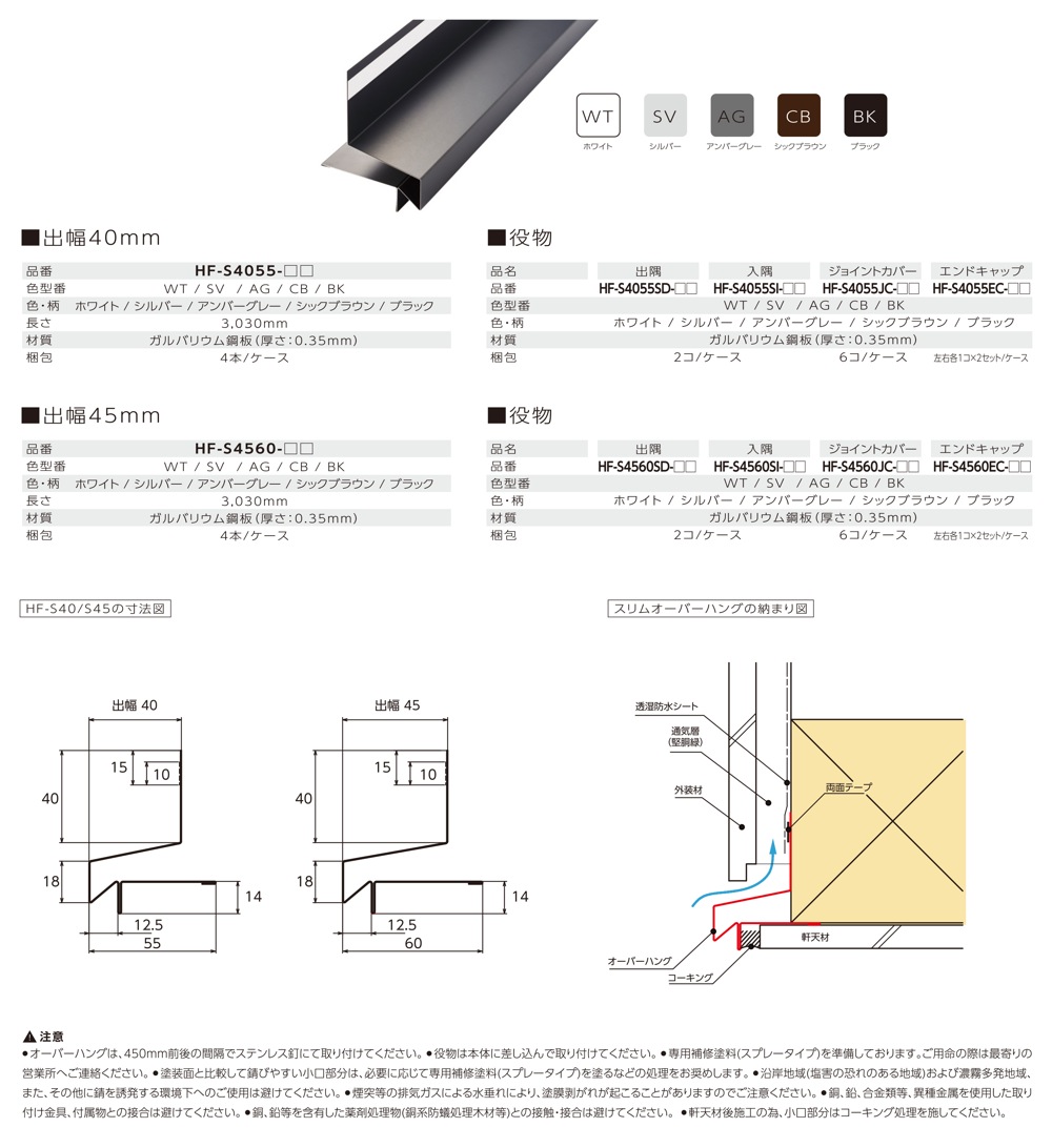 送料込 JOTO WMスリムオーバーハング エンドキャップ HF-SA154555EC-CB 2セット