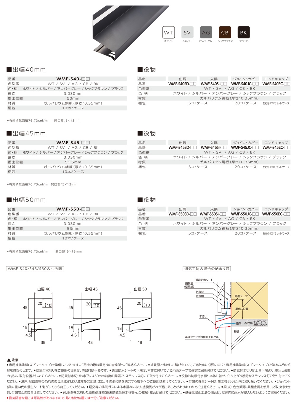 ※法人専用品※JOTO WM防鼠付スリム水切り 差し込みジョイント式 本体 WMF-SJ40-L18-BK - 5