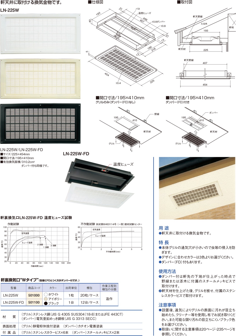 カナイ 建材 金物 スレンダー軒裏換気金物SL-90ククロ 通販