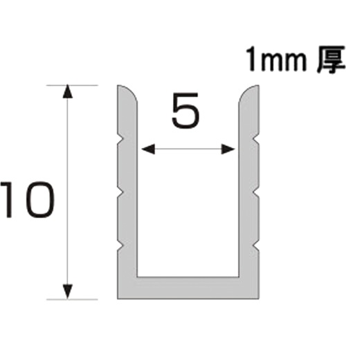 アルインコ【メタルモール アルミパネル縁コ型5.0】FM190S~他