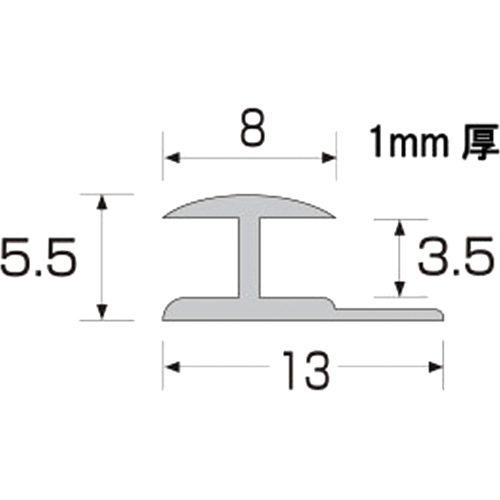 アルインコ【メタルモール アルミジョイナー エ型3.5】FM195S~他