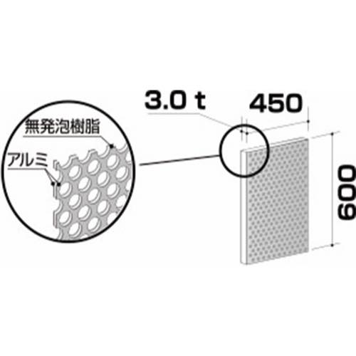 アルインコ【アルミ複合板パンチング　CG46PG】CG46PG00～他
