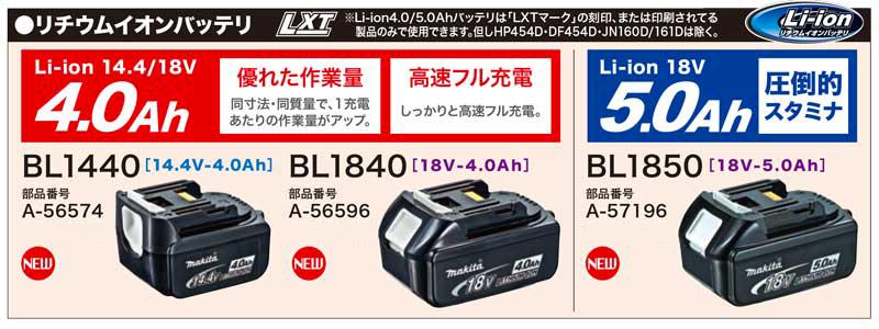 マキタ【BL1850B リチウムイオン電池】BL1850B